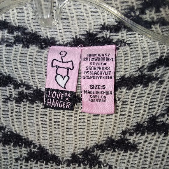 Love On A Hanger Open Front Cardigan Western Aztec Print Size Small - Picture 8 of 9